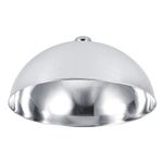 Dish Cover Lid, Polished Stainless Steel Food Serving Cover Cloche Dome Plate for Hotel Buffet Restaurant (10 inch Silver Tripod)