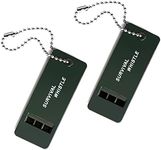 Zosylala Whistle,Multiple Frequencies Whistle,Loud Volume,Survival Whistle for Outdoor Safety,Hiking,Camping and Pet Training-2Packs