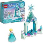 LEGO Disney Elsa’s Castle Courtyard 43199 Building Kit; A Buildable Princess Toy Created for Kids Aged 5+ (53 Pieces)