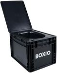 BOXIO Portable Toilet - Convenient Camping Toilet! Compact, Safe, and Personal Composting Toilet with Convenient Disposal for Camping, RVing, Boating, Road Trips and Other Recreational Activities