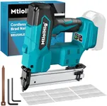 Cordless Brad Nailer for Makita 18V Lithium-Ion Battery, Powered Electric Nail Gun for Wood 18GA, Brushless Motor, 2 Mode, 18 Gauge 5/8 to 1-1/4 Inch, Lightweight and Ergonomic, Tool Only