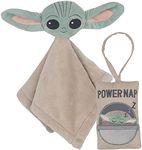 Lambs & Ivy Star Wars Cozy Friends Baby Yoda/Grogu Lovey & Door Pillow Gift Set