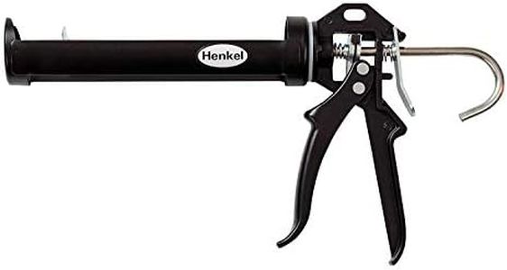 RUBSON Pistolet Démultipliant Profi - Pistolet applicateur pour tout type de mastic- ultra solide, résiste aux chocs, Noir