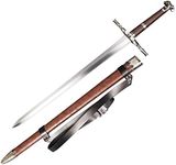 One Hand Silver Sword Medieval Knig