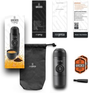 WACACO Minipresso GR Portable Espresso Maker – Compact Manual Coffee