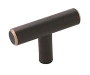 Amerock | Cabinet Knob | Oil Rubbed Bronze | 1-15/16 inch (49 mm) Length | Bar Pulls | 10 Pack | Drawer Knob | Cabinet Hardware