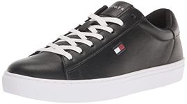 Tommy Hilfiger Men's Brecon Sneaker, Black/White 003, 12 UK