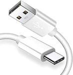 Galaxy A15/A15 5G/A14/A14 5G/A13/A13 5G/A12/A11 Type C Fast Charger Cable High Speed Charging Cable Data Transfer Charger Cable Lead Power Banks Charger and More Devices for Samsung Galaxy A15 (WHITE)