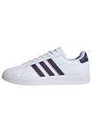 adidas Mens Grand Court 2.0 FTWWHT/DKBLUE/PRELSC Tennis Shoes 9 UK (ID2947)