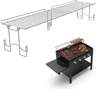 Yukon Glory™ Griddle Warming Rack - Designed for Blackstone Griddle 36" 1825 - New & Improved Design, One-Step Clip on Attachment (Not for Pro-Series)