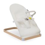 My Babiie Baby Bouncer with Toy Bar – Newborn Ergonomic Bouncer Chair, from Birth to 9 Months (9kg) - Cream