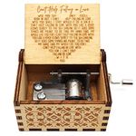 CAMKONG Birthday Gifts for Wife Girlfriend, Can't Help Falling In Love Music Box, Gifts For Husband Wife Wedding Gift Valentines Day