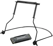 Harmonica Holder Set, 10 Holes Diatonic Blues Harmonica Key of C, Adjustable and Professional Harmonicas Holder Neck For Beginner, Students, Adult, Friends, Gift Update