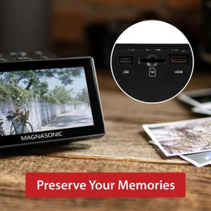 Magnasonic 25MP Film Scanner – High-Resolution Slide & Negative Converter