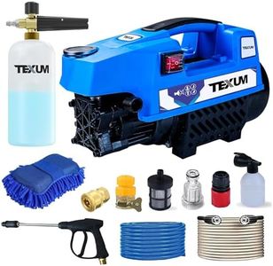 Texum TX-25D Portable high Pressure Car Washer Machine for Washing car, Bike, Vehicle, 165 Bar Max Pressure and 2000 watt Motor Power. (Updated Model)