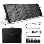 ELECAENTA 120W Portable Solar Panel for Power Station, 25% High Efficiency (3rd Gen 2024 Release), PD 45W USB C/DC/QC 3.0, Foldable Monocrystalline ETFE Solar Charger for Outdoors Camping Off Grid