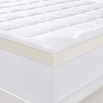 Serta 4" Pillow-Top and Memory Foam Mattress Topper - Queen