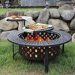 OutVue 42 Inch Fire Pit with 2 Gril