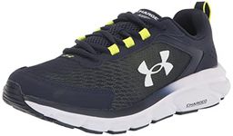 Under Armour Men's Charged Assert 9 Running Shoe, (404) Midnight Navy/Yellow Ray/White, 12