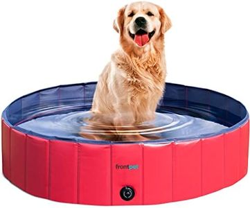 Frontpet Foldable Dog Pool - Collapsible Pet Pool, Bathing Tub and Kiddie Pool, Perfect for Small, for Medium and for Large Dogs (Small - Extra Large)