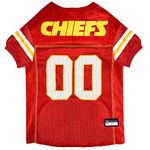 NFL Kansas City Chiefs Dog Jersey, Size: XX-Large. Best Football Jersey Costume for Dogs & Cats. Licensed Jersey Shirt