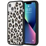 Kate Spade New York Protective Hardshell Case for iPhone 13 - City Leopard Black