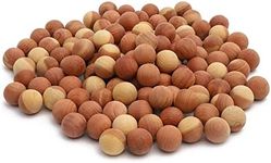 Juvale 120 Pack Cedar Balls for Clothes Storage, Natural Aromatic Wood for Closets and Drawers (0.75 Inch)