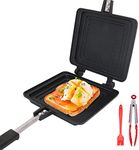 Bobikuke Stove Top Toasted Sandwich Maker, Detachable Double Sided Frying Pan Grilled Cheese Maker Non-Stick Panini Press for Camping Outdoors