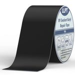 LLPT Butyl Tape/Roof Sealant | 101 mm x 15 m | Black | UV Stable RV Sealant Repair Tape | Extreme Durable Waterproof Airtight | for Window RV Repair Boat Trailer Motorhome Patching (SV62110BK4)