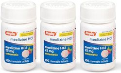 Rugby Meclizine Chewable Tablets 25