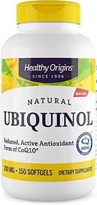 Healthy Origins Ubiquinol Soy Free/Non-GMO Gels, 200 Mg, 150 Count