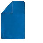 Decathlon Microfiber Towel Size L 80 x 130 cm (Blue)