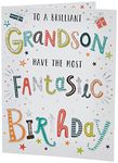 Piccadilly Greetings Regal Publishing Modern Birthday Card Grandson - 8 x 6 inches