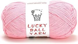 LUCKY BALL 1PCS Milk Cotton Yarn,Yarn for Crochet,Amigurumi Yarn,Crochet Yarn for Crocheting,Cotton Yarn,Soft Yarn for Sweater,Hat,Socks,Baby Blankets(Pink)