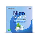 Nicosure Nicotine Lozenge - 2mg | Pack of 12-96 Mini Lozenges |Tobacco Control Aid | Icemint Flavour |Aids in Quitting Tobacco| Tobacco Cessation|Sugar-free