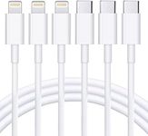 USB C to Lightning Cable 3Pack 6FT 