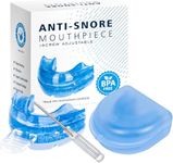 Anti Snoring Mouthpiece: Anti Snoring Devices Mouth Guard - Anti snoring Mouth Guard - Snoring Aids for Men and Women - Anti Snore Mouth Guard - Blue