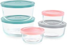 Pyrex Simply Store Meal Prep Rectangular Glass Storage 10-Piece Set