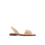 ALDO Women's Solena Flat Sandal, Natural, 5 UK