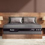 Sleepmax Ergonomic Ultra Long Mattress 16 Inch - Cooling Hybrid Mattress Pressure Relief & Spine Alignment - Recovery-Grade Deep Sleep Bed – 365-Trial, Forever Warranty, Made in USA, 87''x79''
