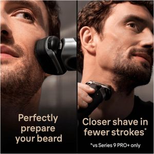 Braun Series 9 Pro+ Electric Shaver – Wet & Dry Foil Shaver for Men