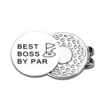 Boss Gifts for Men Women Boss Day Gifts Boss Appreciation Gifts Golf Ball Markers Hat Clip Golf Accessories for Men Retirement Work Anniversary Leader Mentor Coworker Leaving Gifts Christmas