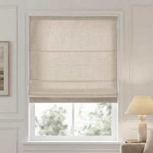 Madison Park Cordless Roman Shades for Indoor Windows, 31x64 Neutral