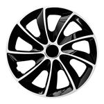 NRM STIG Extra 17" Hubcaps Wheel Covers Car 4 PCS Set for Steel Rims ABS Black Universal