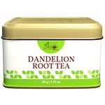 The Indian Chai - Dandelion Root Tea 50Gram For Detox, Cleansing Liver, Supports Kidney Function And Digestive Health, Powerhouse Of Antioxidants, Herbal Tea - Loose Leaves