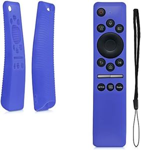 kwmobile Custodia Silicone Telecomando Compatibile con Samsung BN59-01312A / BN59-01312B Cover - Guscio Protettivo Telecomando Antiscivolo - blu