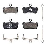 Dymoece 2 Pairs Bike Disc Brake Pads Compatible with Sram Guide RSC RS R Elixir 7 9 Avid XO Trail 4 Piston MTB Disc Brakes (Resin,Semi-Metallic,Sintered Metal) SCP-XO