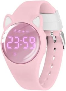 Kids Fitness Tracker Watch,Girls Digital Watch with Alarm/Stopwatch/Distance/Calories/Steps Counter, No App Activity Tracker Watches for Kids Teens Gift for Girls Boys