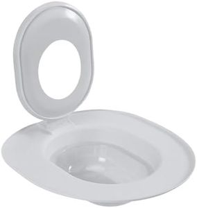 Cat Toilet Training Kit-Cat Toilet Seat Training Kit | Cats Toilet Traiining System | Teach to Use | Reusable Thrainer | Trainig Seat Tool | Box for Pet Cleaning (Grey)