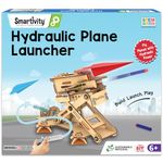 Smartivity 2in1 Hydraulic Aeroplane & Dart Launcher Toy for Kids 6-14 Years Old | Birthday Gifts for Boys & Girls | DIY Science Toy for Kids 6,7,8,9,10,11,12,13,14 YearsI STEM Wooden Construction Game